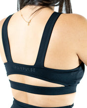 Load image into Gallery viewer, Iron Pulse Stratos Double Strap Bra (Black) *FINAL SALE*
