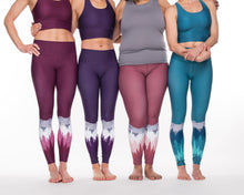 Load image into Gallery viewer, Purple Summit Yoga Pants