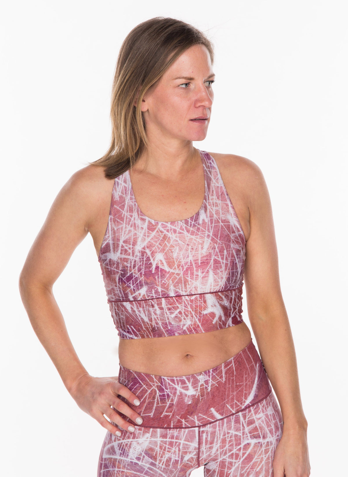 Clay Impress Longline Sports Bra