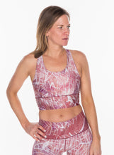 Load image into Gallery viewer, Clay Impress Longline Sports Bra