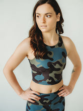 Load image into Gallery viewer, Moss Camo Crop Top *FINAL SALE*