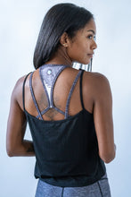 Load image into Gallery viewer, Colorado Mountain Crop Top Black