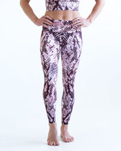 Load image into Gallery viewer, Pink Snakeskin Yoga Pants *FINAL SALE*