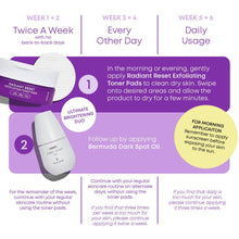 Load image into Gallery viewer, Radiant Reset Exfoliating Toner Pads (30)