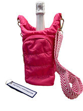 Load image into Gallery viewer, Quilted Quench Puffy Bottle Tote - PINK
