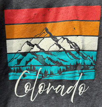 Load image into Gallery viewer, Colorado Colorful Peaks Short Sleeve Shirt (Grey)
