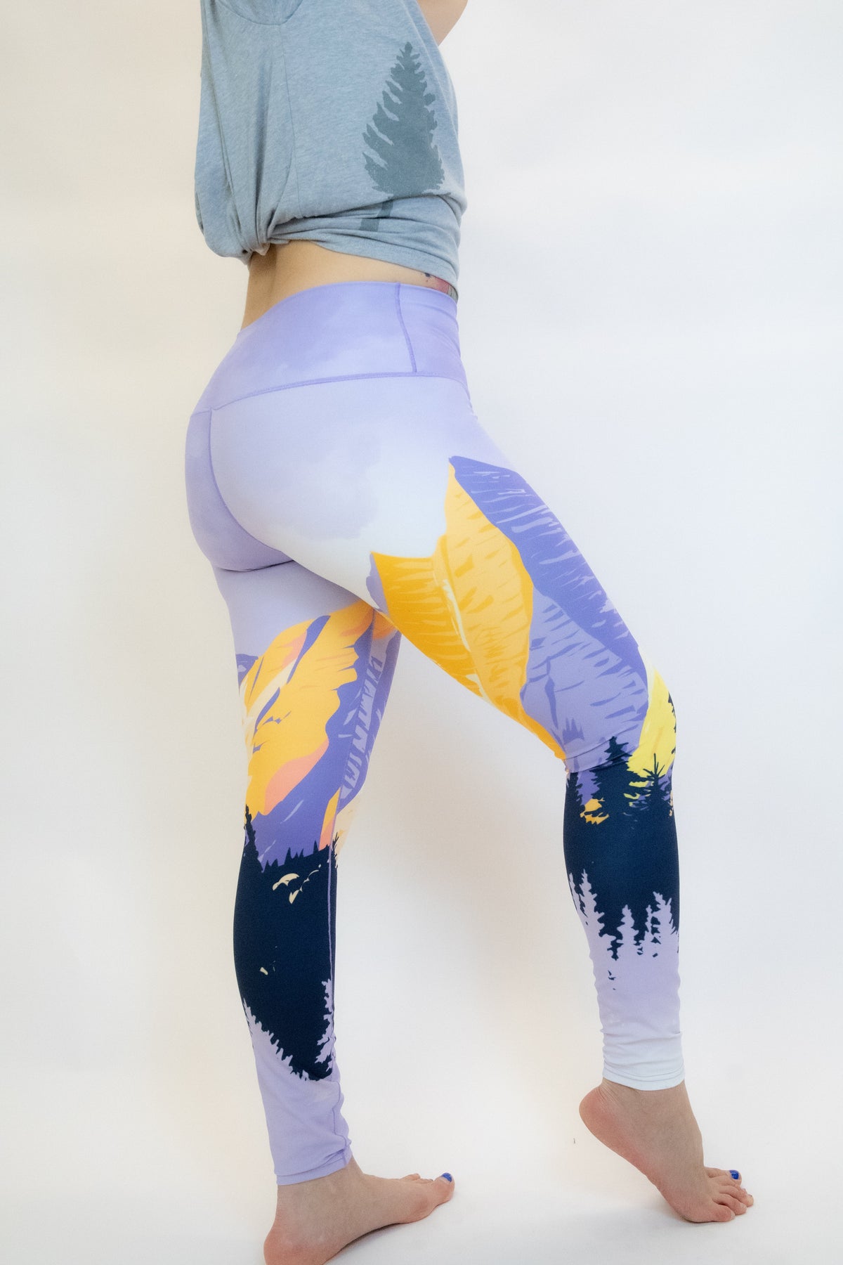 Painted Peaks Yoga Pants