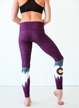 Load image into Gallery viewer, Burgundy Native Yoga Pants
