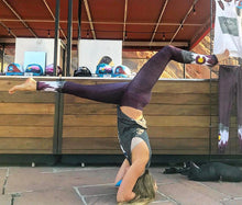Load image into Gallery viewer, Burgundy Native Yoga Pants
