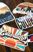 Load image into Gallery viewer, Sunrise Colorful Colorado Sticker
