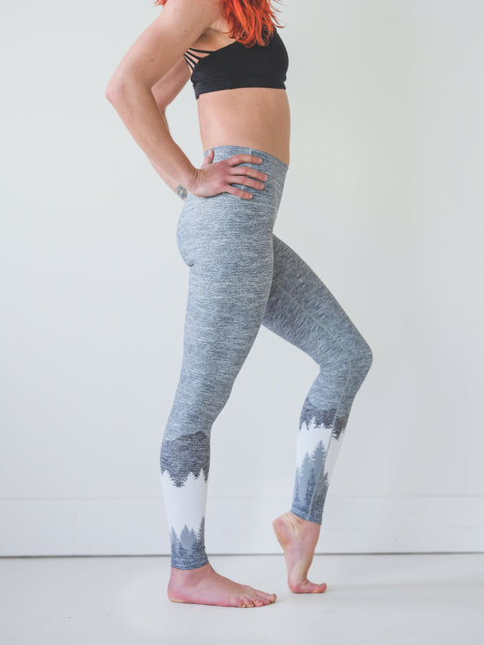 Ash Grey Mountain Yoga Pants