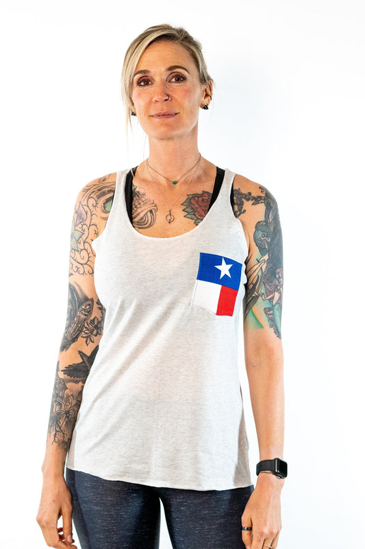 Pocket Texas State Pride Flag Tank