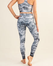 Load image into Gallery viewer, Grey Marble Yoga Pants
