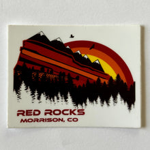 Load image into Gallery viewer, Rainbow Red Rocks Sticker
