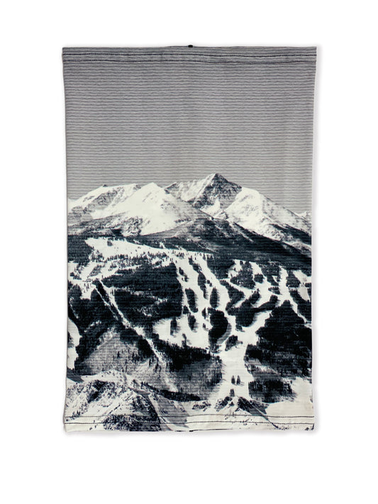 Black & White Ski Hill Neck Gaiter *FINAL SALE*