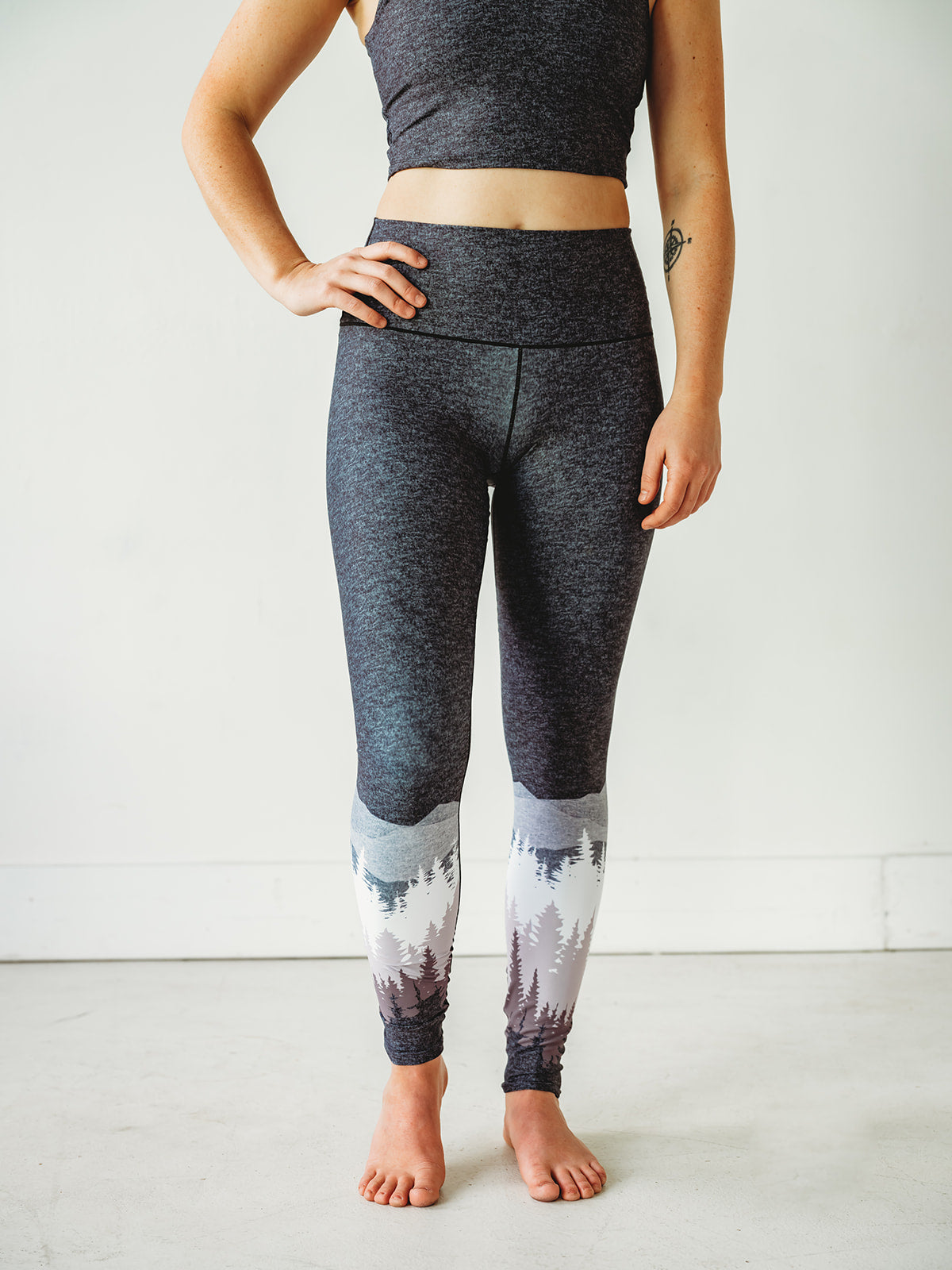 Mauve Summit Yoga Pants