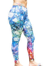 Load image into Gallery viewer, Floral Burst Tie Dye Yoga Pants

