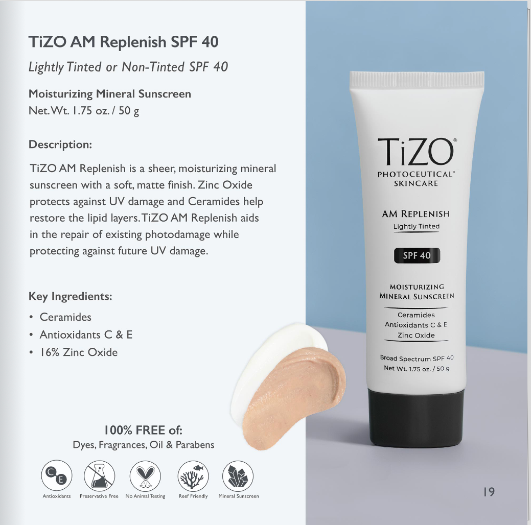 TIZO® AM Replenish Tinted SPF 40
