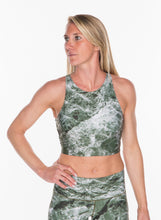 Load image into Gallery viewer, Sage Marble Crop Top
