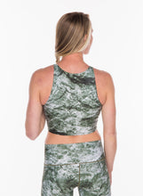 Load image into Gallery viewer, Sage Marble Crop Top
