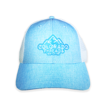 Load image into Gallery viewer, Threads Light Blue Trucker Hat
