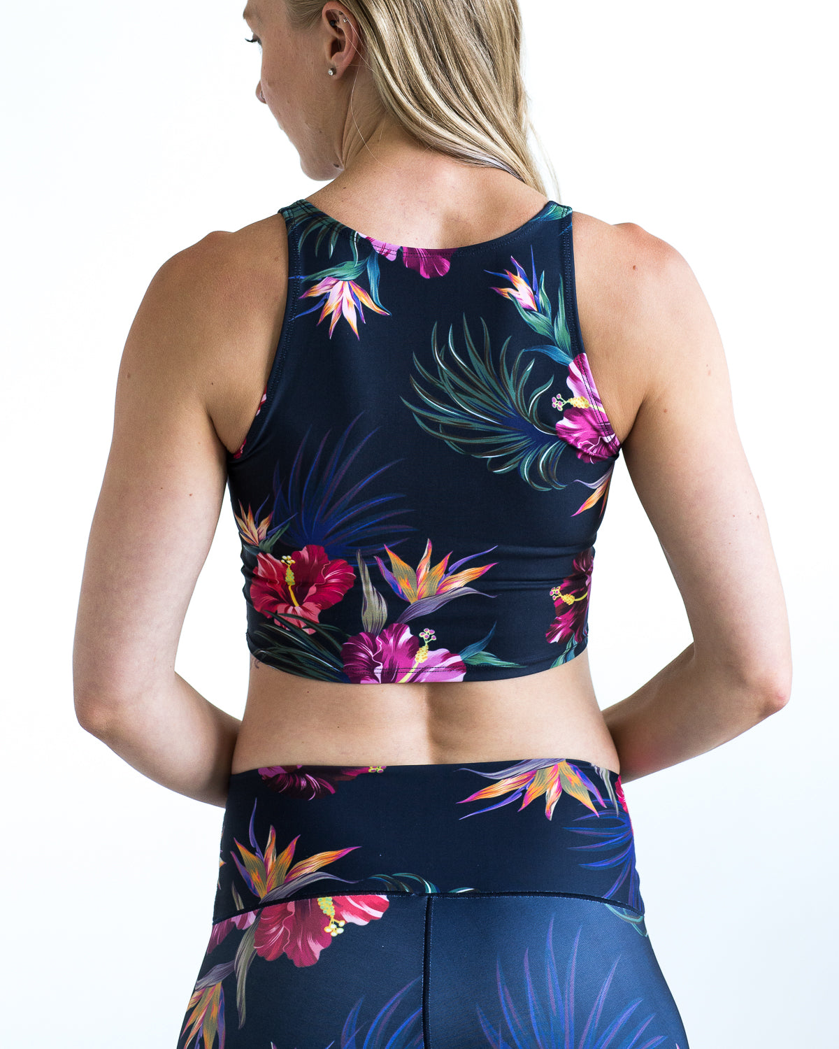 Tropical Floral Crop Top *FINAL SALE*