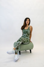 Load image into Gallery viewer, Sage Marble Longline Sports Bra
