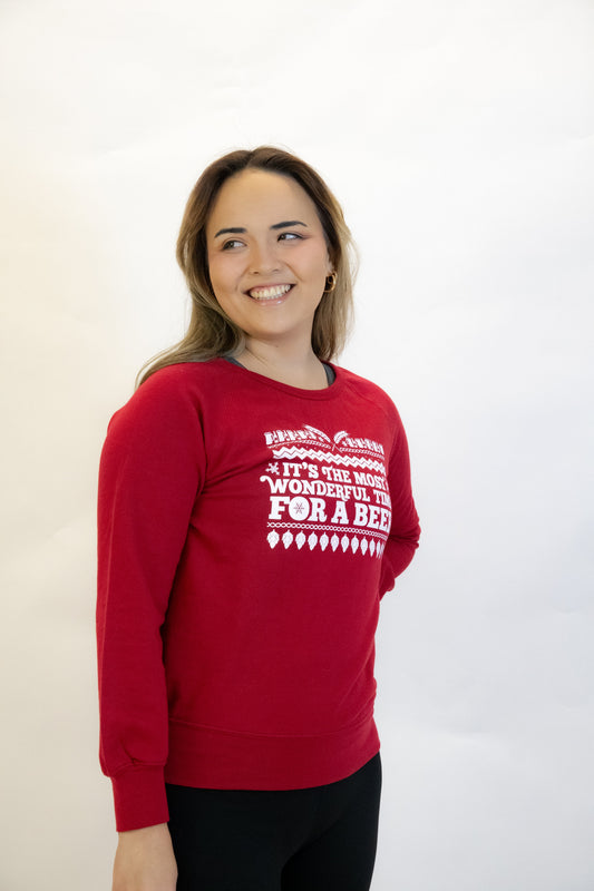 1876 | The Most Wonderful Sweatshirt - Red *FINAL SALE*