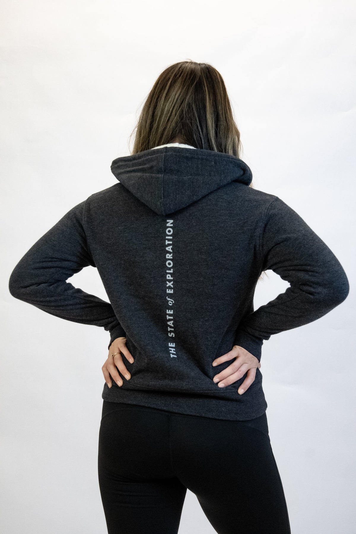 1876 | Trophy Zip Hoodie - Charcoal