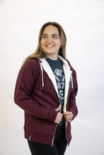 Load image into Gallery viewer, 1876 | Trophy Zip Hoodie - Burgundy
