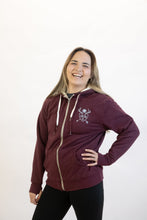 Load image into Gallery viewer, 1876 | Trophy Zip Hoodie - Burgundy
